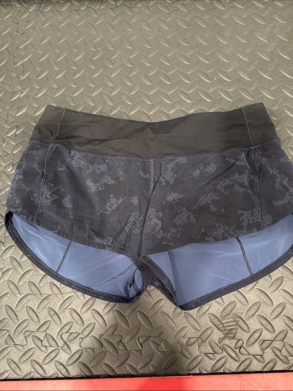 lululemon athletica Black & Navy Two-Tone Athletic Shorts